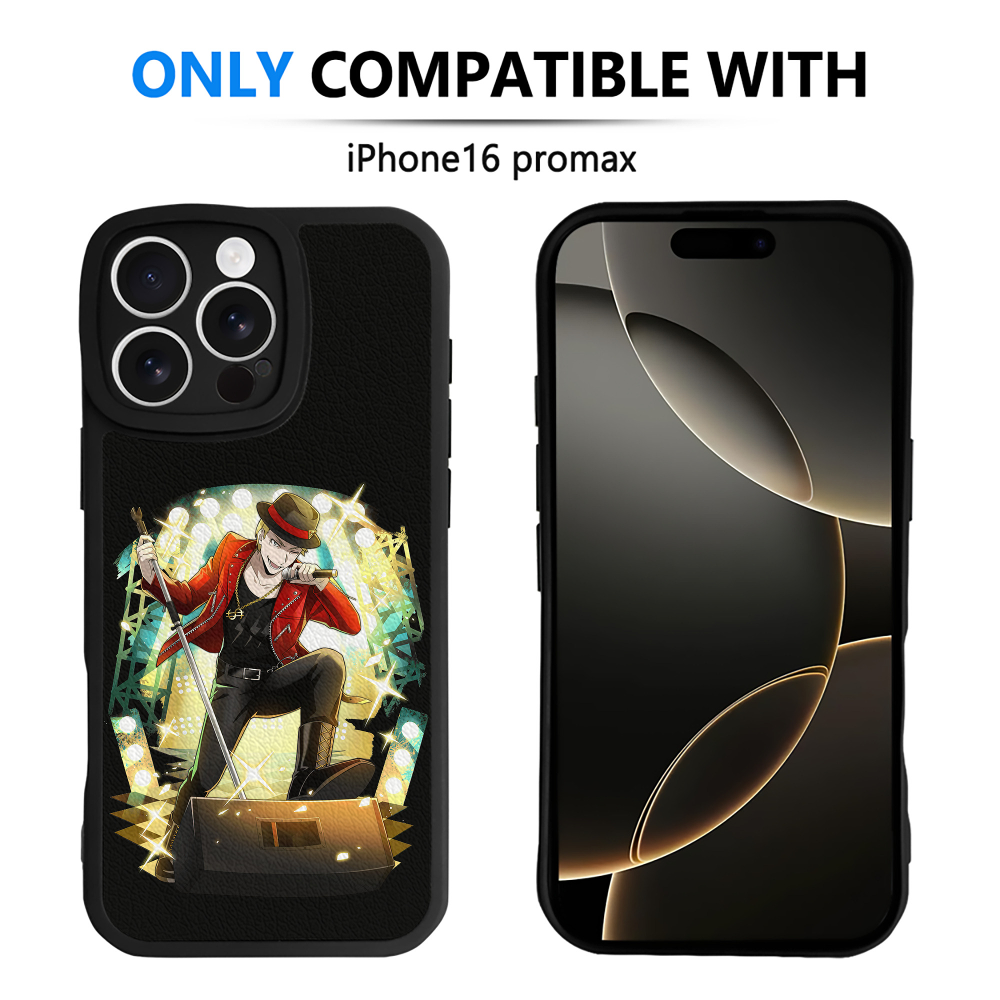 （画像用） 文豪ストレイドッグス Bungo Stray Dogs 【iPhone 16シリーズ対応】シリコンスマホケース（レザー調） 材質：シリコン